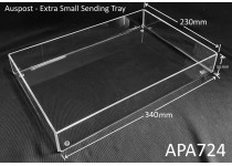 Clear Acrylic Sending Satchel Tray (Extra Small)